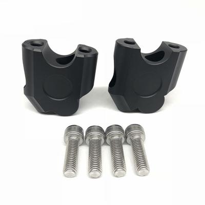 1 Paar CNC Aluminium Lenkererhöhungsklemmen für 7/8" 22mm Motorradlenker
