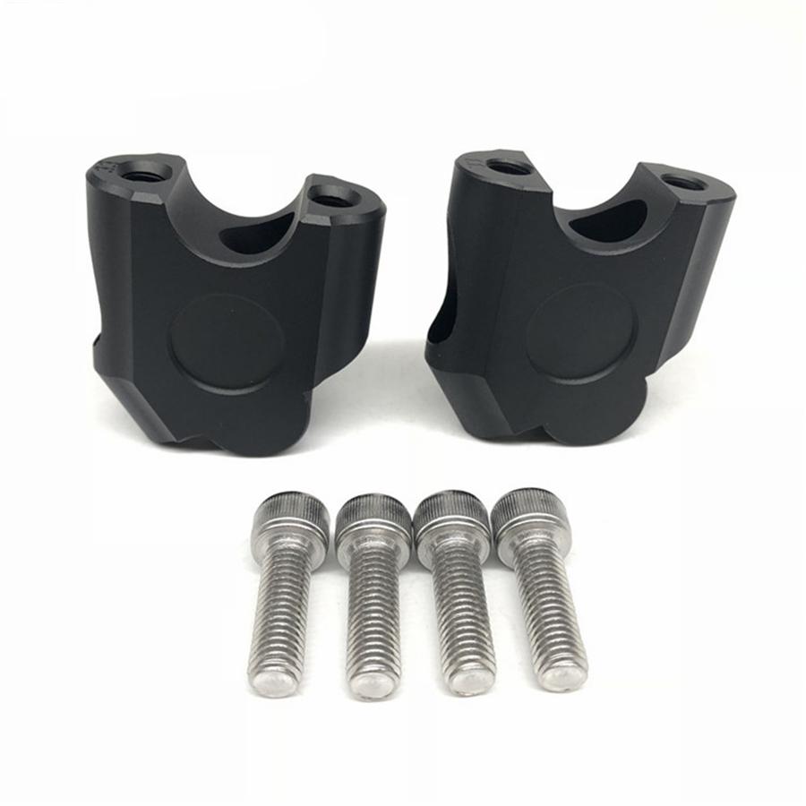 

Pair CNC Aluminum 22MM 7/8 Hand Bar Handlebar Riser Clamps For Motor Universal