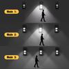 Solar Clamp Lights Outdoor Motion Sensor Waterproof 3 Modes LED Work Light For Camping Fence Garage Garden Lighting