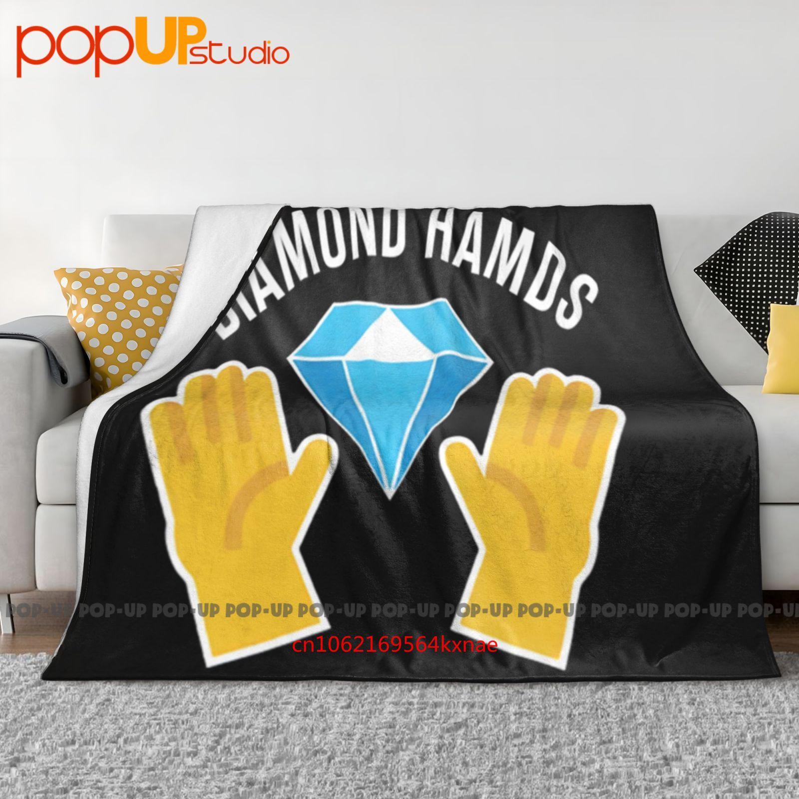 Diamond Hands Ultra-Soft Blanket Quilt Winter Sofa Cover Bed Covers 30x40in