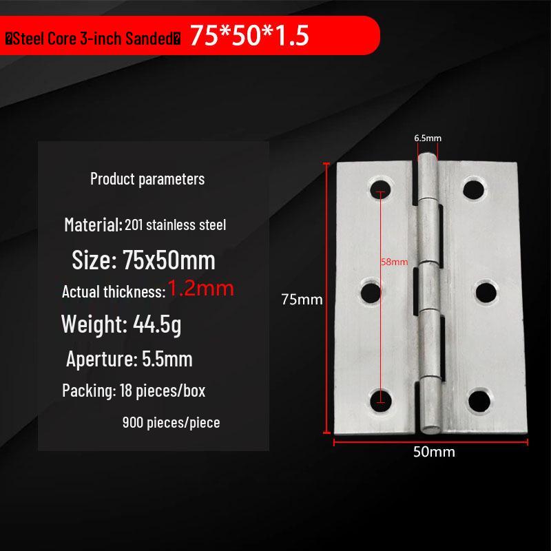 304 Stainless Steel Mini Hinges: 1-4 Inch Options for Cabinets & Wooden Boxes