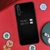 Triste depressione Parola Nera Per Huawei Nova 5T 10 9 SE 7i 8i 11i 12i Y73 Y90 Y70 Y72 Y61 Y91 P60 Pro P30 P40 Lite Custodia