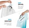 10/20 Pieces of High-End Velvet Clothes Hangers, Non-Slip Flocked Felt Clothes Hangers, Solid Clothes Hangers, Heavy-Duty Clothes Hangers