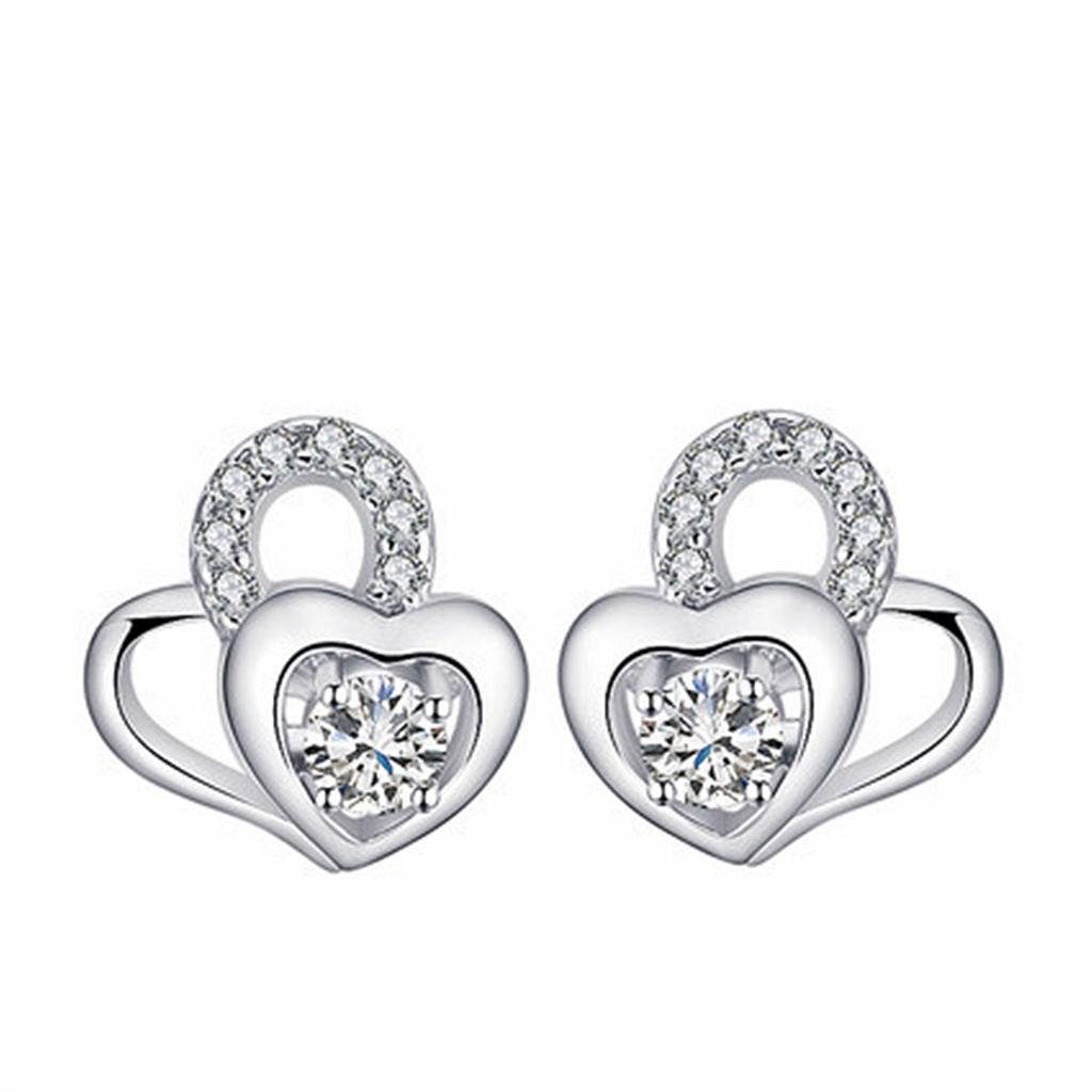 925 Silver Stud Earrings Beautiful Earrings High Quality For Women Earring Wedding Fine Jewelry Accessories Party Gift