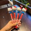 Hello Kitty Neutral Pen Cartoon KT Gel Pen Quick Drying Signature Pen Student Stationary Hello Kitty Favor Gifts