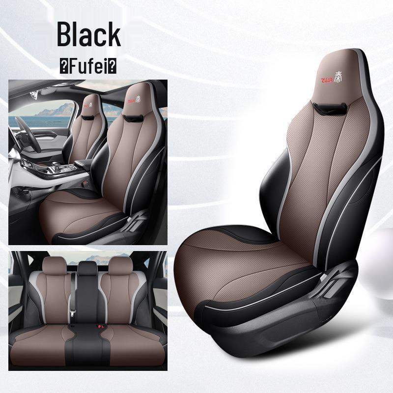 

BYD Qin Plus DMI Seat Covers: Full Wrap, 24 & 23 Models, Four Season Compatible, Plus/EV Car Seat Cushions. Custom Full Surround for Qin PLUS