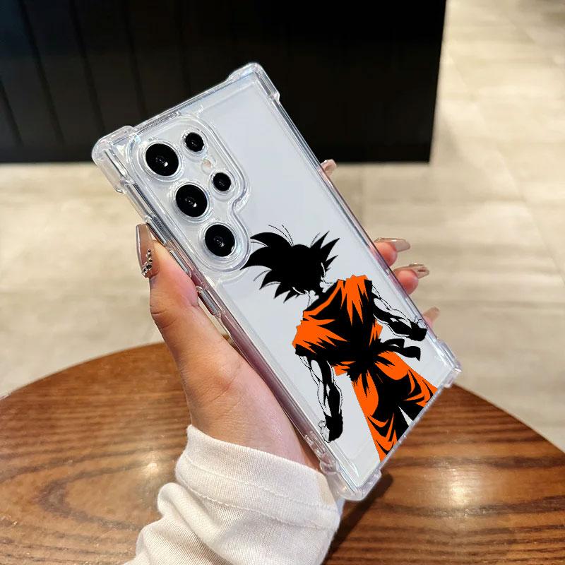 Son Goku Dragons Ball Art Phone Case For Samsung Galaxy S25 FE S26 S24 S23 S22 S21 S20 Ultra S26 Plus S25FE 5G Soft Clear Cover