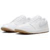 Air Jordan 1 Low Golf Weiß Gummi Herren Sneaker Pure-Platinum Gummi-Mittelbraun DD9315-111
