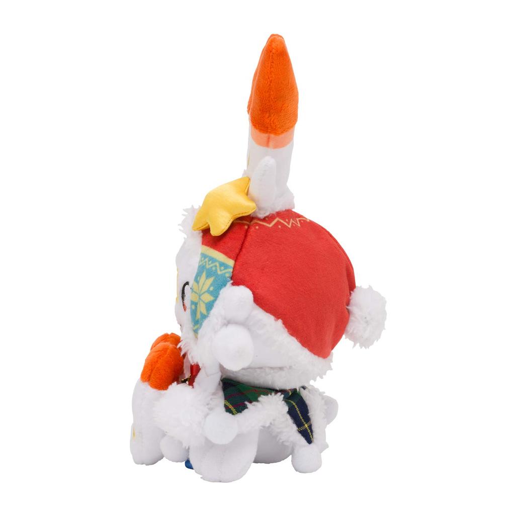 Pokémon Center Original Plush Toy Pokémon Christmas Wonderland Scorbunny 21 x 17 x 10 cm (H x W x D)