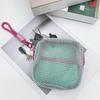 1PC Multicolored Durable Mesh Carried or Hung Grid Storage Bag Convenient Travel Saving Space Orderly Manner