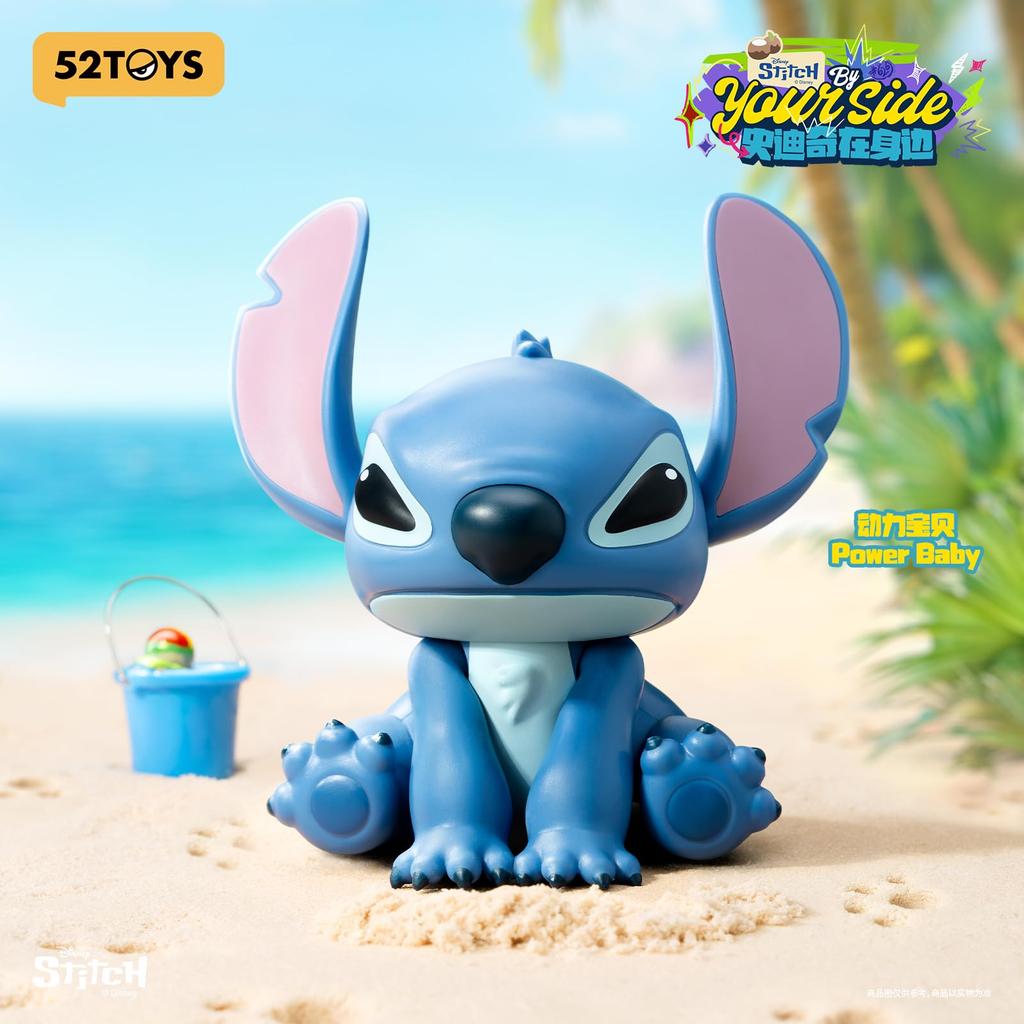52TOYS BLINDBOX Stitch Always Together Series PVC ABS Trading Box of 4 & Figures,