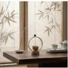 Circular Frame Singing Bowl Set Clear Tone Yoga Wind Chimes  Desktop Meditation
