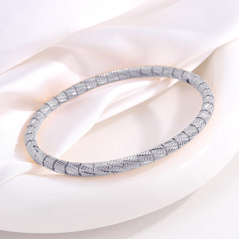 Round Snake Water Drop Bamboo Bracelet for Girls High-end Fashion Trend Bracelet One Size(16-22CM)
