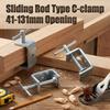 Adjustable Square Clamp Zinc Plating Fixed Holder Clip Professional C-clamp  Hardware Fasteners