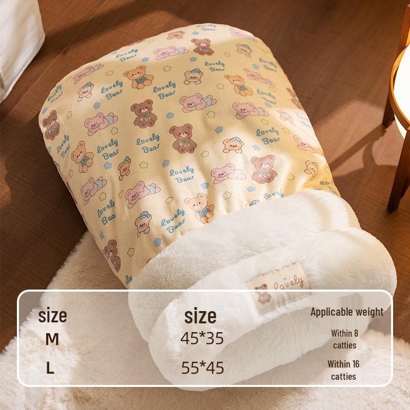 Cross-border Cat Villa: Cozy Autumn/Winter Nest for Kittens & Dogs