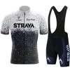 STRAVA Tour De Cycling Suit Short Sleeve Set Speed-drying Clothes Drawable Design