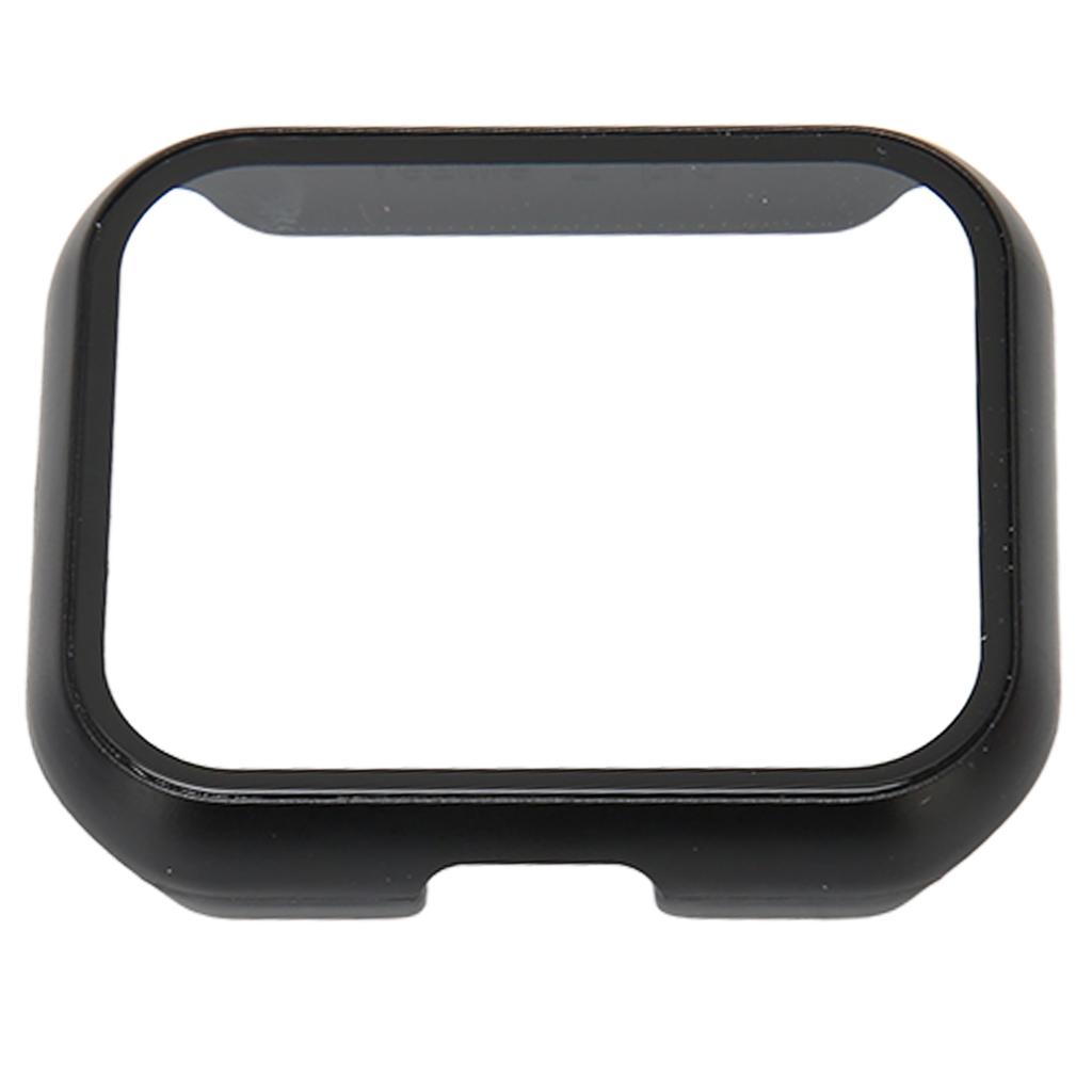 Tempered Glass Watch Screen Protector Full Coverage Screen Protective Cover for Realme Watch 2 Pro Black