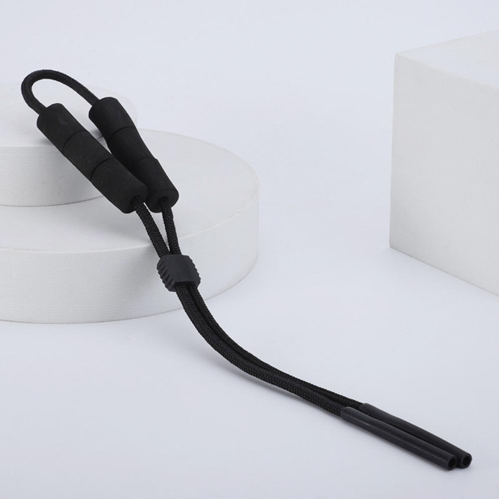 

Adjustable Glasses Retainer Buoyant Eyewear Lanyard Colorful Sunglasses Strap Fishing чорний