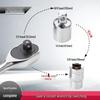 Ratsche-Steckschlüssel-Adapter für mehrere Antriebe: Wandelt 1/2" auf 3/8" auf 1/4" um