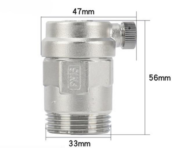 DN15/20/25 1/2" 3/4" 1" BSP Male 304 Stainless Automatic Air Vent Safety Release Pressure Relief Valve Pipeline Water Heating