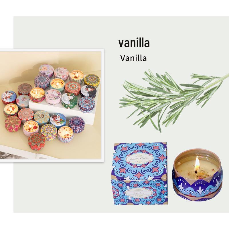 Scented Soy Candle - Romantic Fragrance with Dried Flowers, Ideal for Weddings, Valentine's, Birthdays, and Home Décor