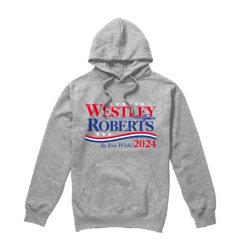The Princess Bride Unisex Adult Westley Roberts For President As You Wish 2024 Heather Hoodie