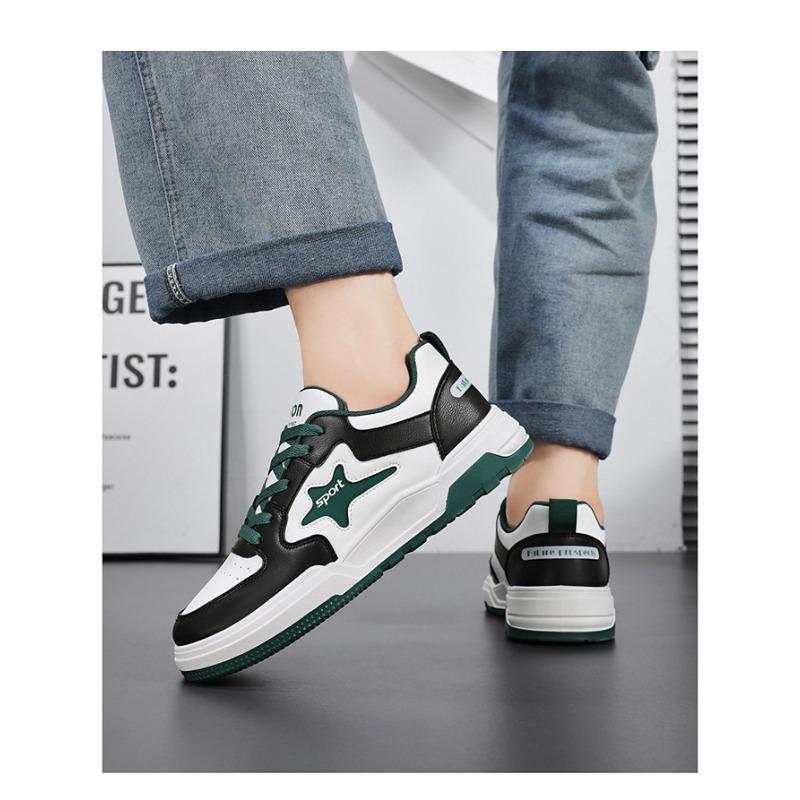 Men S Breathable Thick Sole Casual Sneakers Trendy Versatile Shoes