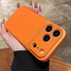 Lychee Leather Shockproof Phone Case For iPhone 17 Air 16 15 14 13 Pro Max Instantly Turn 17Pro Full Bumper Matte Cover