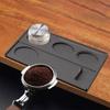 Universal Espresso Coffee Tampers Mat Station Press Tampering Holder Corner Mat Pad Silicone Coffeeware Tamping Tools