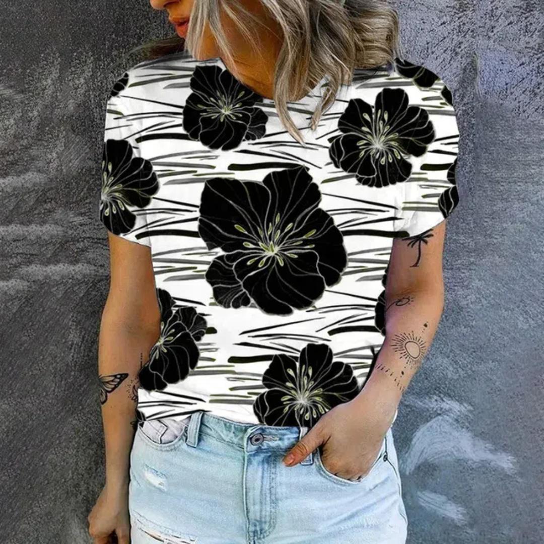 

Футболка с 3D-принтом в стиле ретро для отдыха, женская футболка, модная футболка с принтом, элегантная женская футболка 6XL