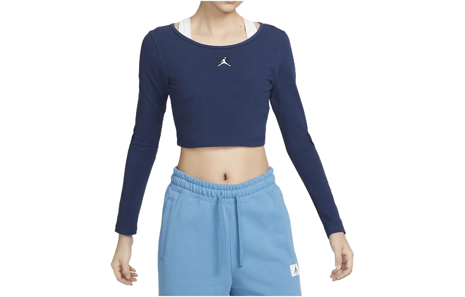 Jordan T Shirt Women s Navy Blue DQ4466-410 L