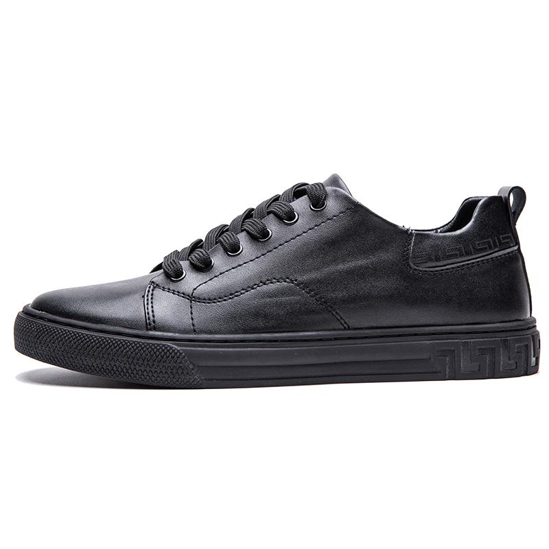 

Мужская новая кожаная спортивная обувь на открытом воздухе, повседневная обувь, деловая кожаная обувь для доски 44