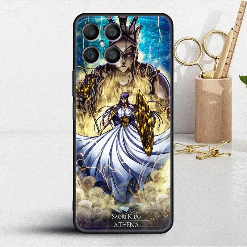 Saint Seiya Anime Case For Honor X8 X8a 90 X9a 8X 70 50 20 Magic5 Pro 9X P60 P50 Black Soft Phone Funda