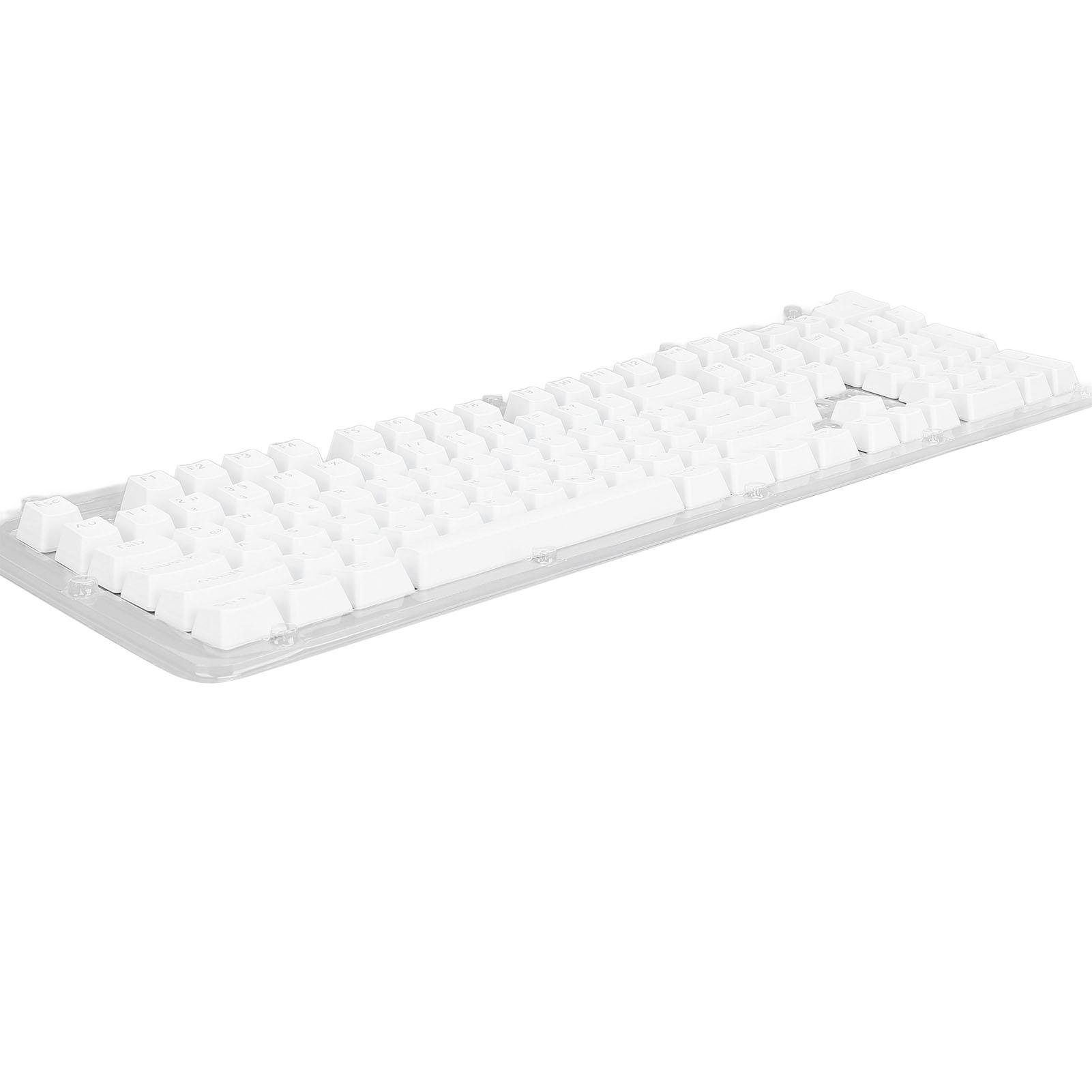 

108 клавіш Німецька клавіатура Кейкапи Мінімалістична механічна клавіатура Напівпрозорі кейкапи для 61 64 68 84 87 96 98 100 104 108 клавіатур