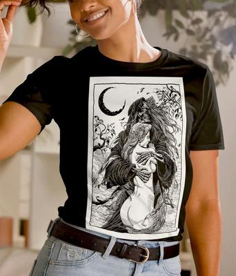 Death Grim Reaper Love Gothic Goth Short-Sleeve Unisex T-Shirt