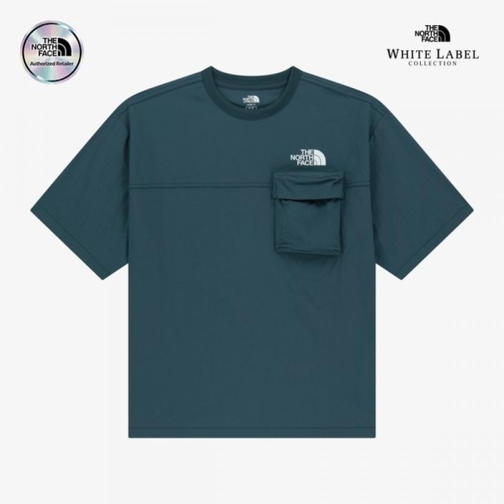 The North Face Aira Pocket Short Sleeve Round Tee White Label Dpb 85