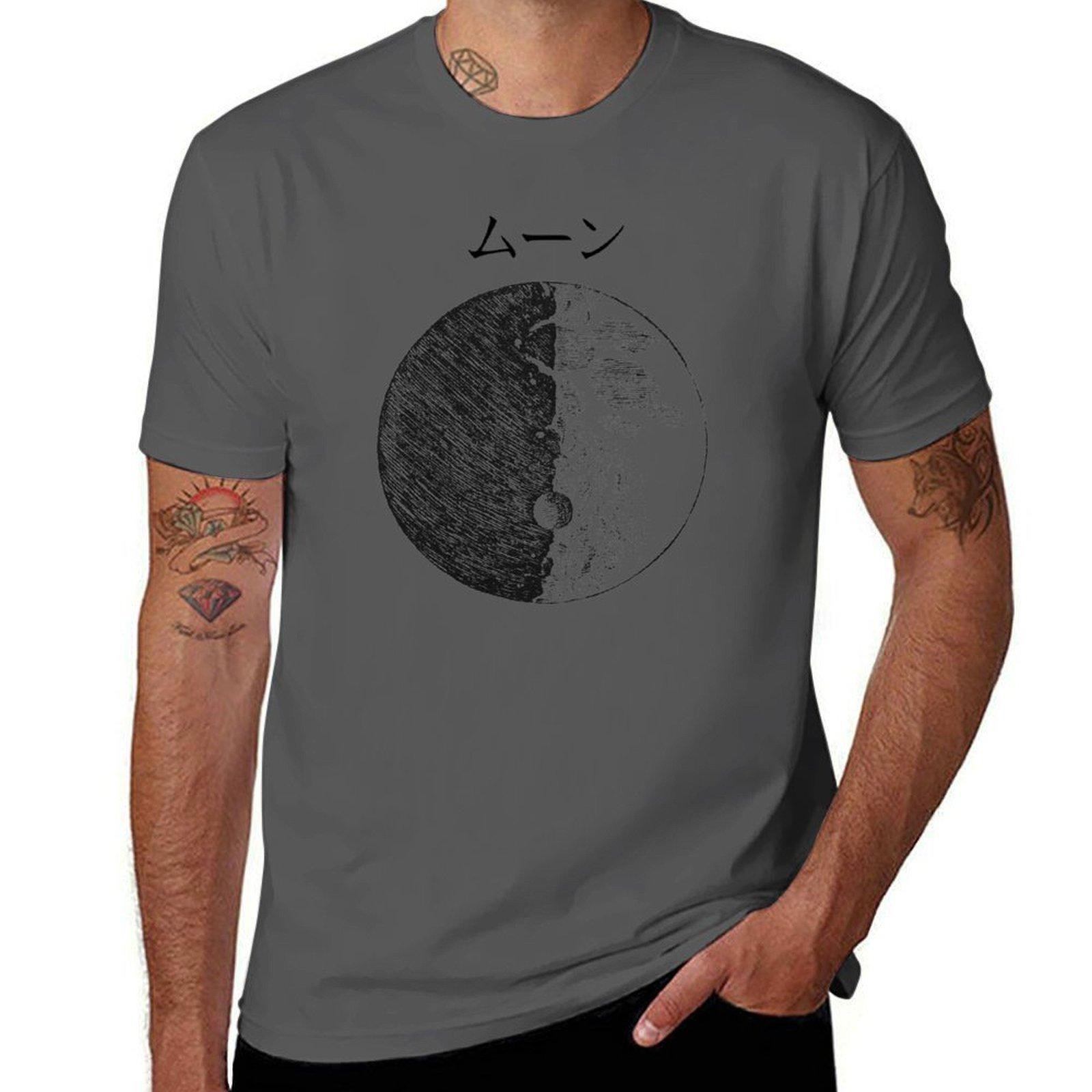 

Sketches – Moon T-Shirt anime t shirts oversize man t shirt heavy cotton T-Shirt 4XL