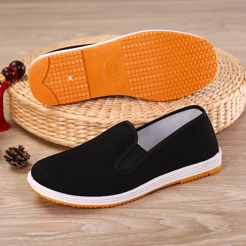 Old Beijing Cloth Shoes Upgraded Beef Tendon Soles Men's One-pedal Dad Shoes Non-slip and Wear-resistant Autumn and Winter Return Casual Work Shoes
