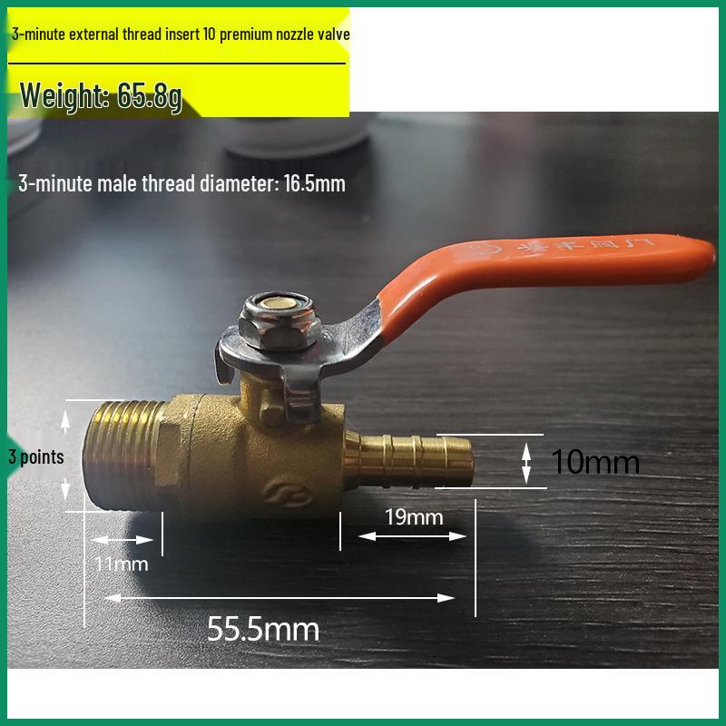 Xingfeng Natural Gas Ball Valve with Nozzle, Inserted Tube, Drain, and Vent Options in 2, 3, or 4-point Sizes
