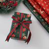 Santa Claus Wrapping Paper Wrinkle-Resistant Bell Pattern Paper Christmas Gift Wrapping Paper Eye-Catching For Home Decoration