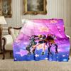1pc Kpop Demon Hunters Blanket, Super Cozy Printed Home Blanket, All-Season Warmth