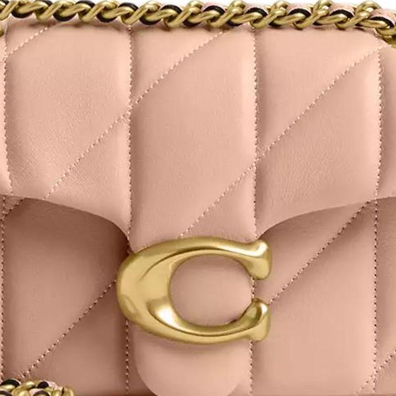 Coach Tabby 20 Quilted Diamond Pattern Nappa Leather Pillow Bag Women Shoulder Bag Light-Pink CP149-B4CRM