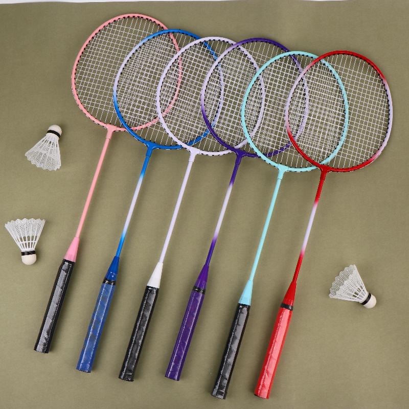 New 1Set Beginners Badminton Professional Training Durable Leisure Sports Racquet Durable Badminton Racket Set