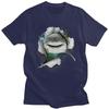 Shark Great White Shark TShirt Pure Cotton Tee Tops Streetwear O Neck Animal Lover Tshirts Casual Short Sleeve Clothing
