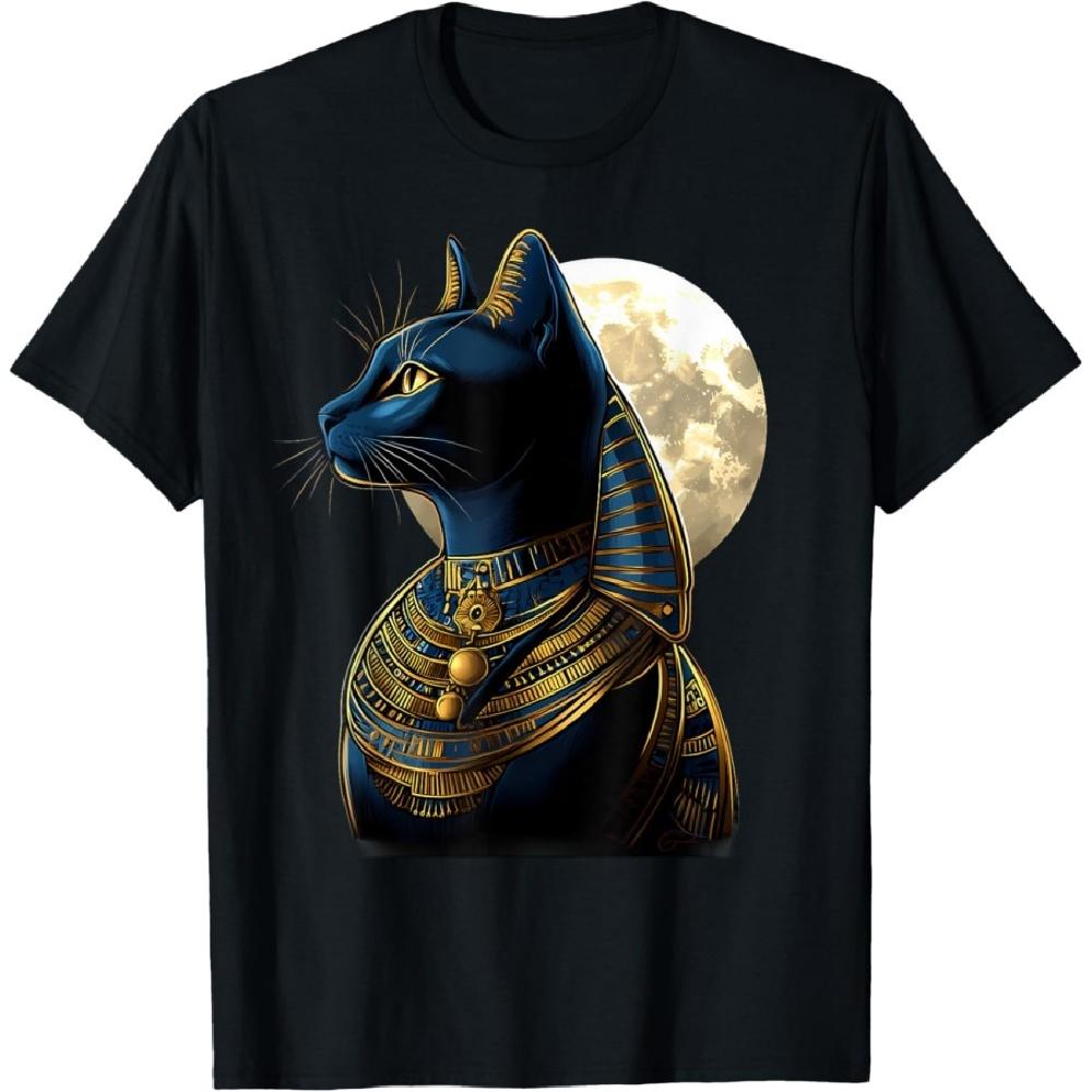 

Bastet Cat Egypt Mythology Egyptian God Ancient Egypt T-Shirt for Men Women Kids S