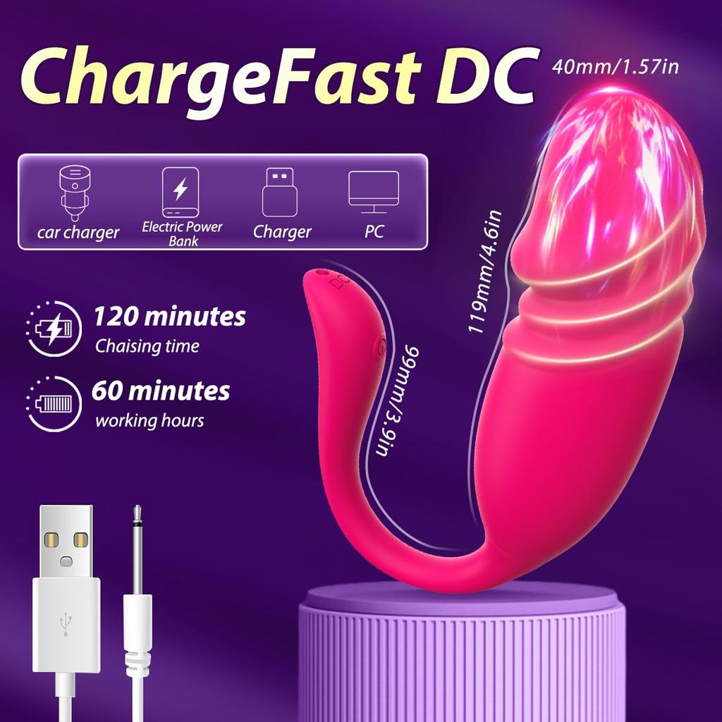 Vibrador de Empurrar Vibradores de Ovo APP Vibrador Bala Brinquedos Sexuais para Casais Femininos Vibrador Vestível Brinquedos para Adultos Estimulador de Ponto G