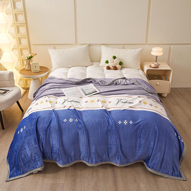 Gruby Ciepły Koc Flanelowy z Polaru Mlecznego dla Dzieci - Miękki Koc do Drzemki i na Sofę, Idealny Prezent