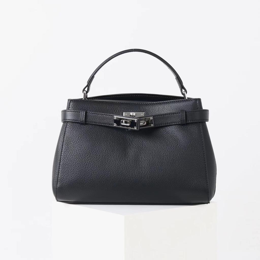 2026 New High-end Western-style Cowhide Handbag Shoulder Bag Crossbody Classic Fashionable Versatile Commuting