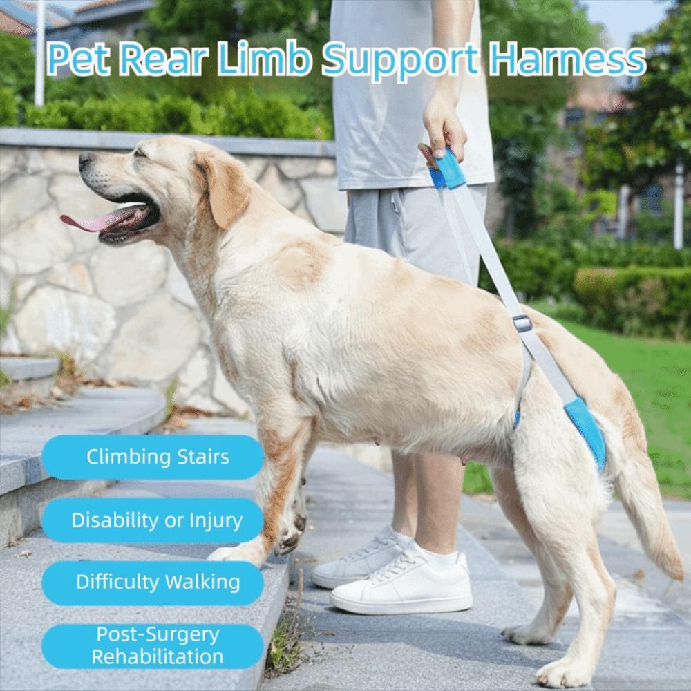 Soft Handle Pet Mobility Aid Adjustable Straps Dog Aid Sling Dog Lift Harness Elderly Dogs