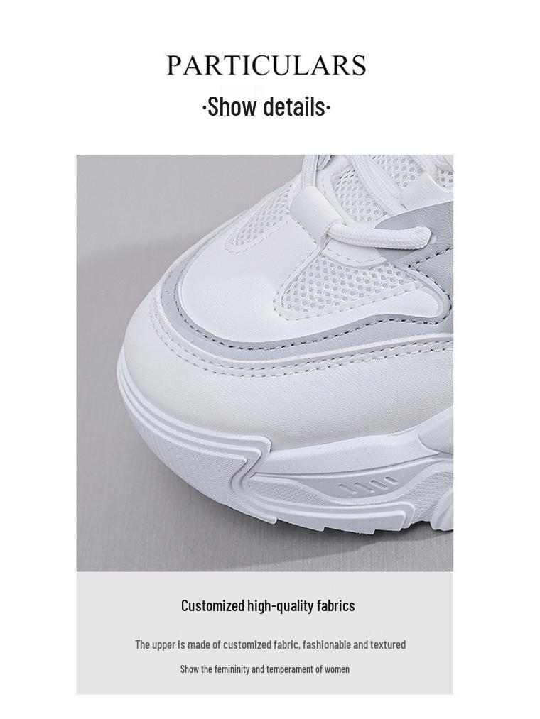 2025 Korean Dad Shoes for Women: Spring Casual, All-Match Sports, Street Style, Height-Increasing - Model K819